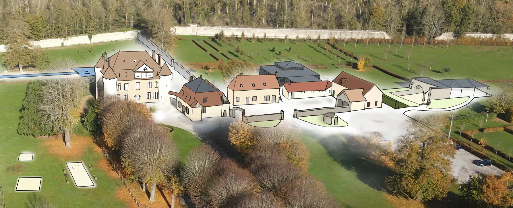 Chateau de la Trye plan